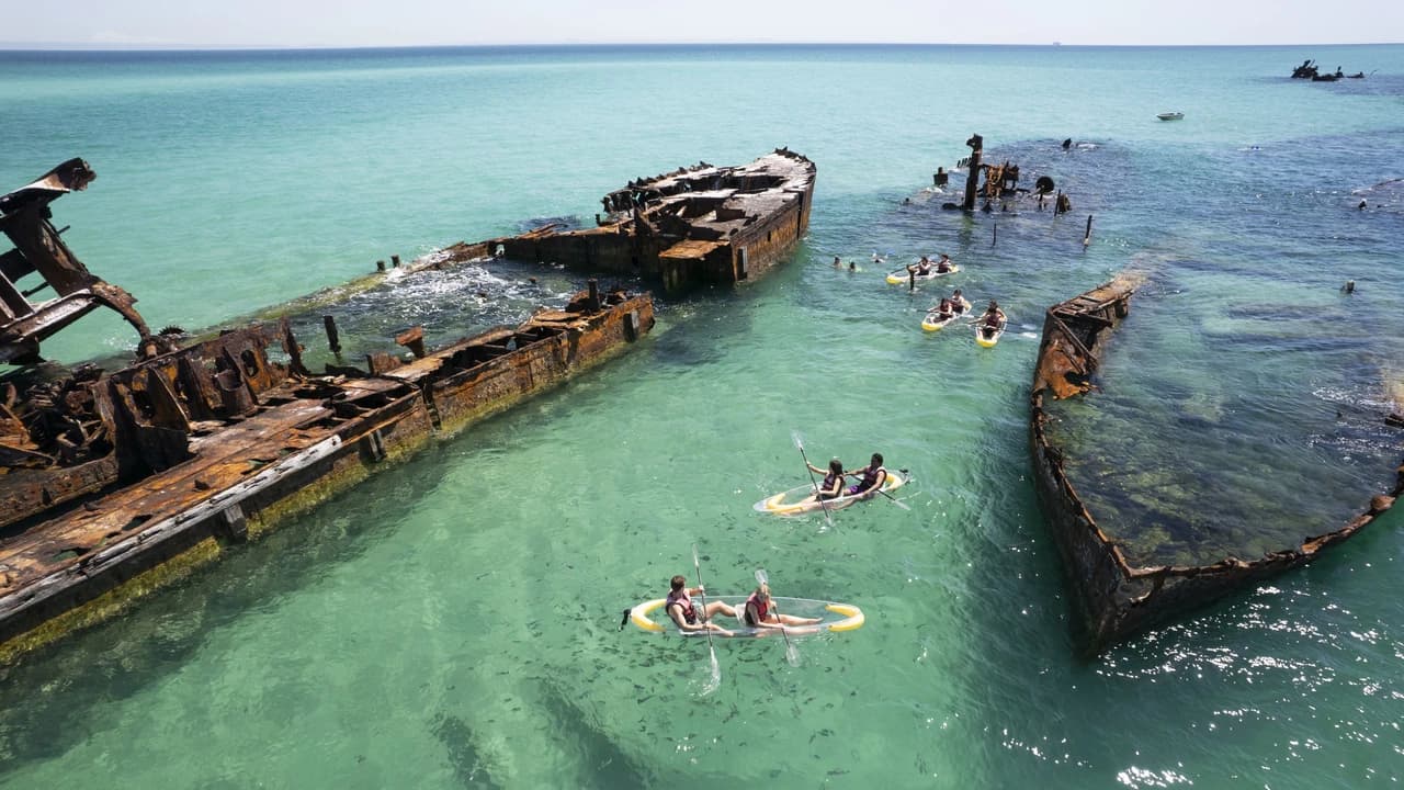 Moreton Island 1-Day Adventure Tour with Kayaking and Sandboarding - Photo 1