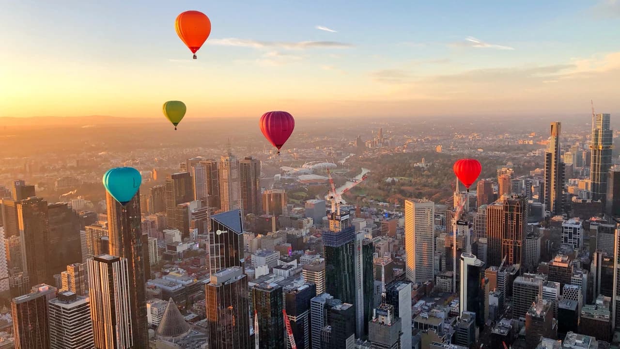 Sunrise Hot Air Balloon Flight over Melbourne with Photos - Photo 1