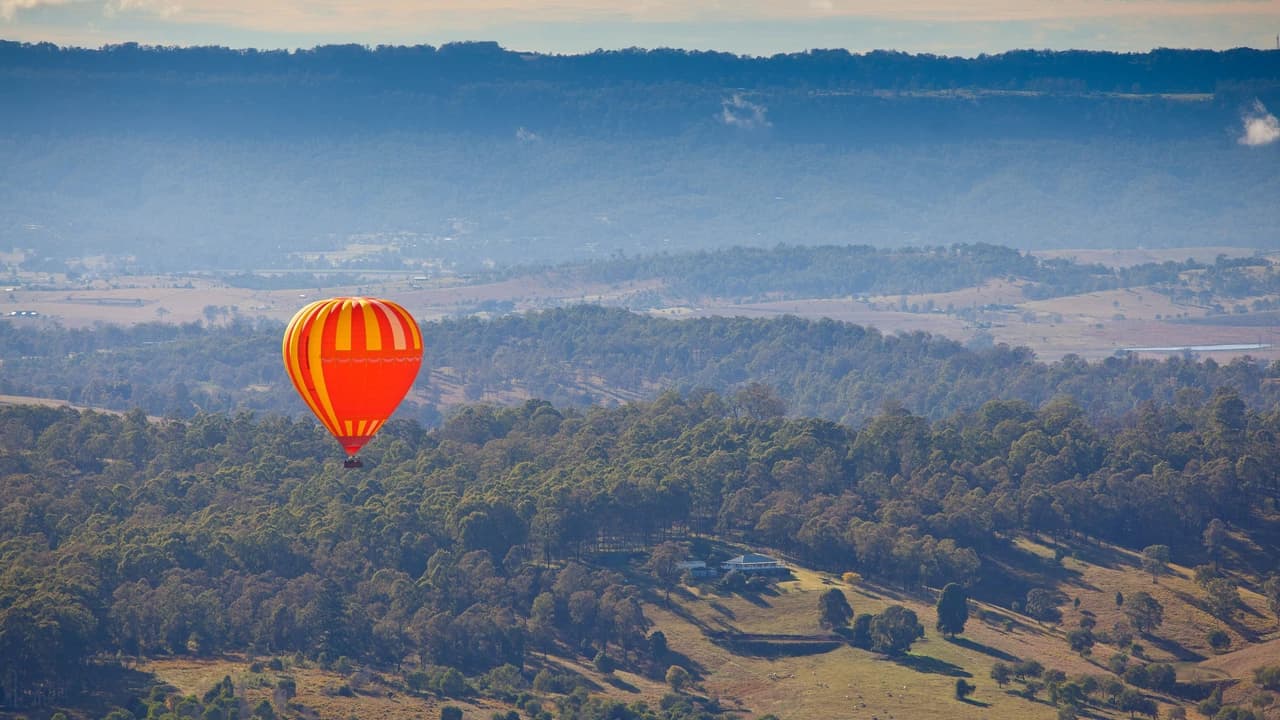 Sunrise Hot Air Balloon Flight over Brisbane with Vineyard Breakfast - Photo 1