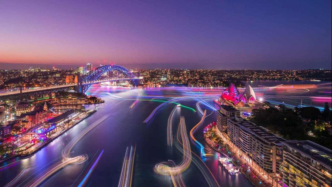 Vivid Sydney Cruise with Captain Cook Cruises Departing From Darling Harbour - Photo 2