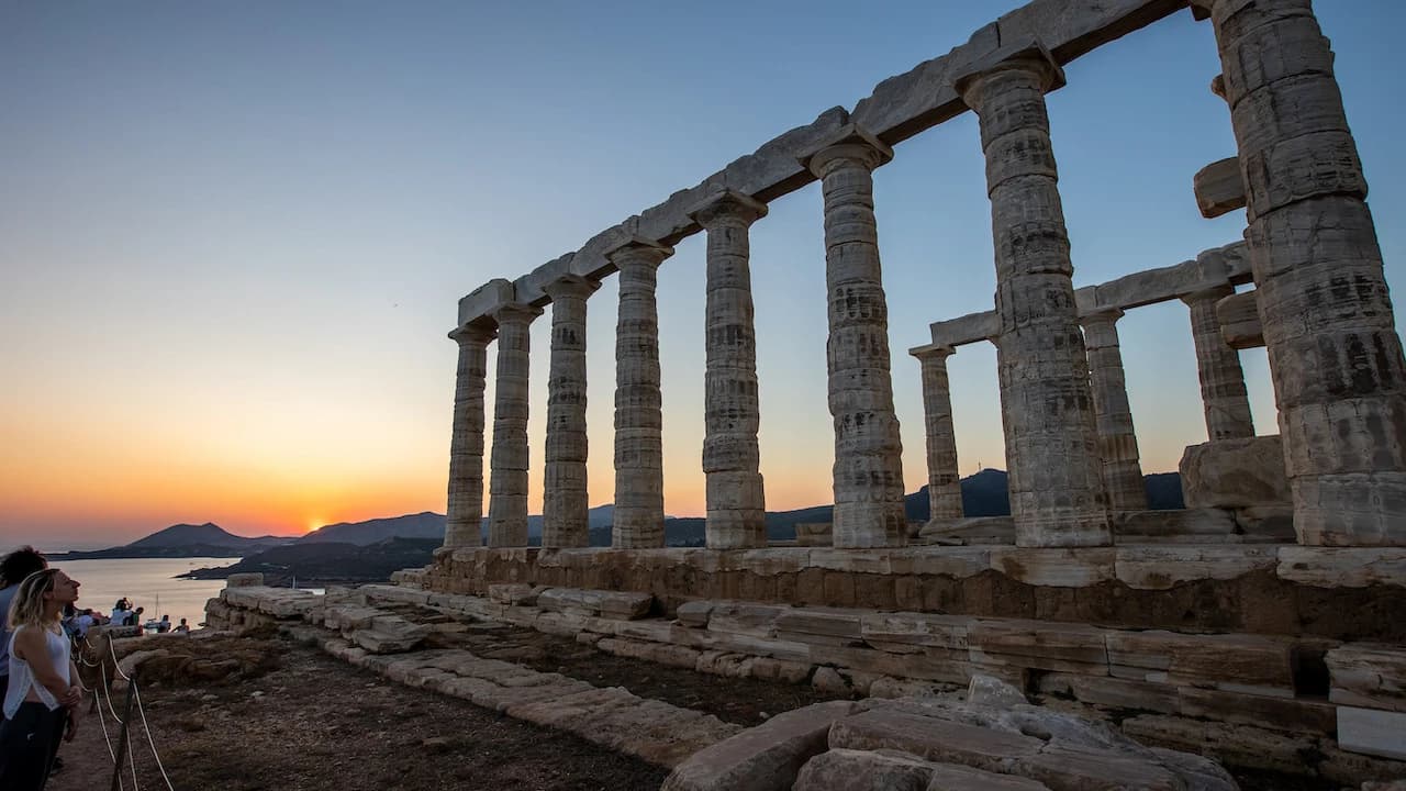 Temple of Poseidon in Cape Sounion Sunset Tour from Athens - Photo 1