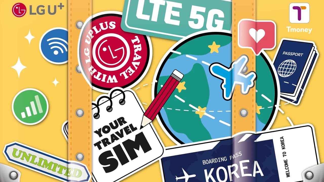 Korea 2-in-1 Unlimited Data SIM and T Money Transportation Card (Airport Pickup) - Photo 3