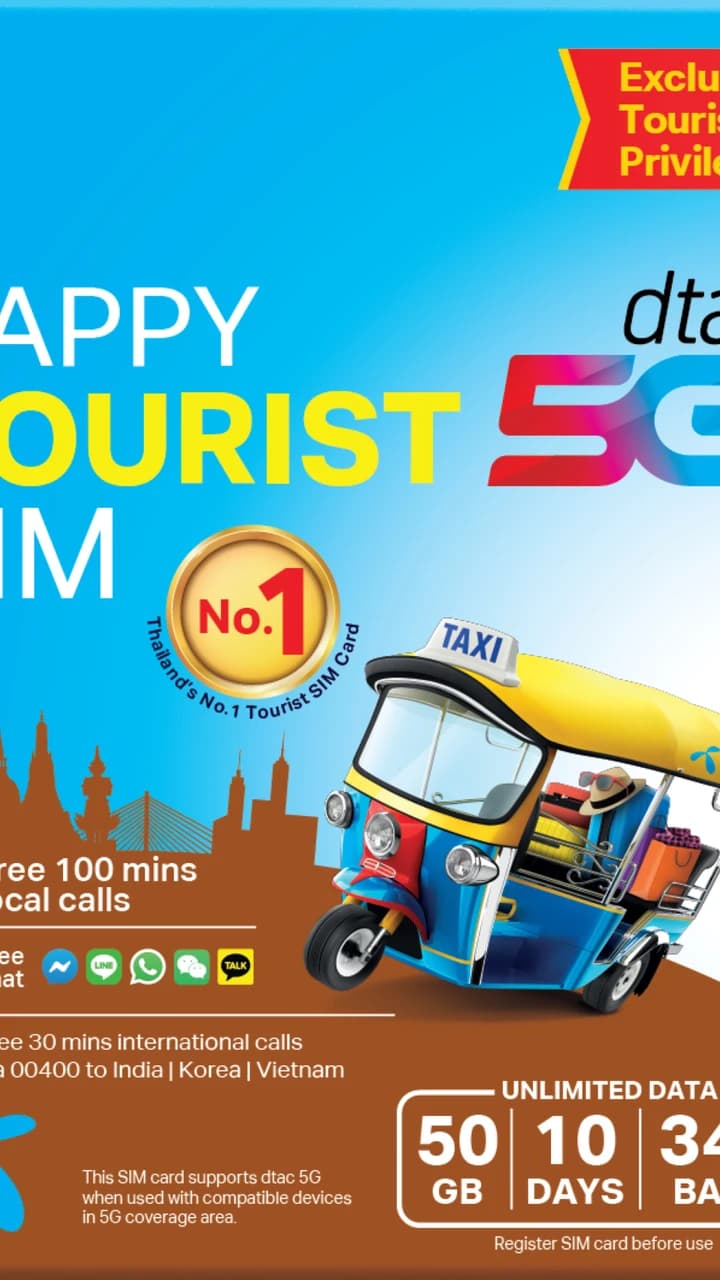 Phuket, Thailand SIM Card -  Enjoy Local Network, Collect from Airport - Photo 2
