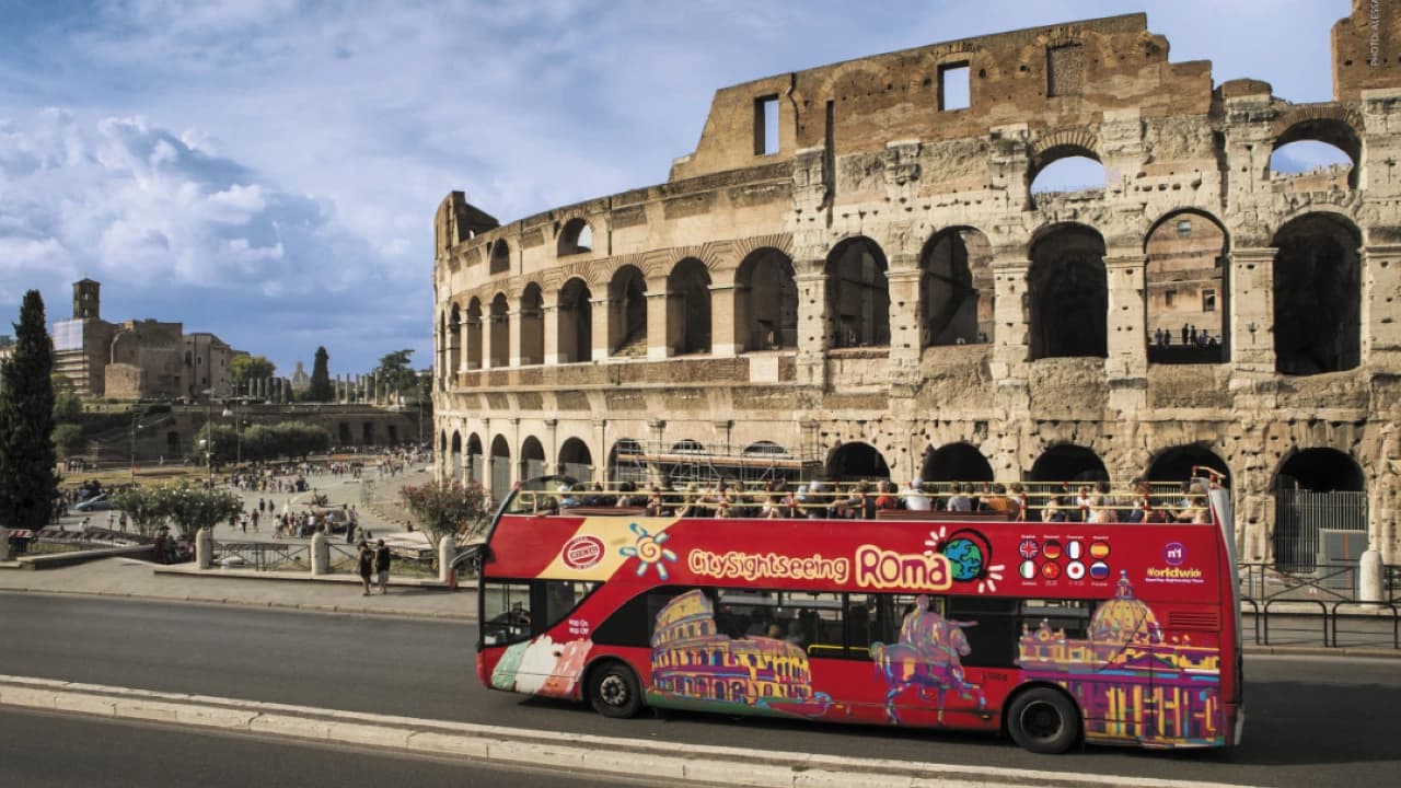 Colosseum Ticket and  Rome Hop-on Hop-off Bus Tour - City Sightseeing - Photo 3