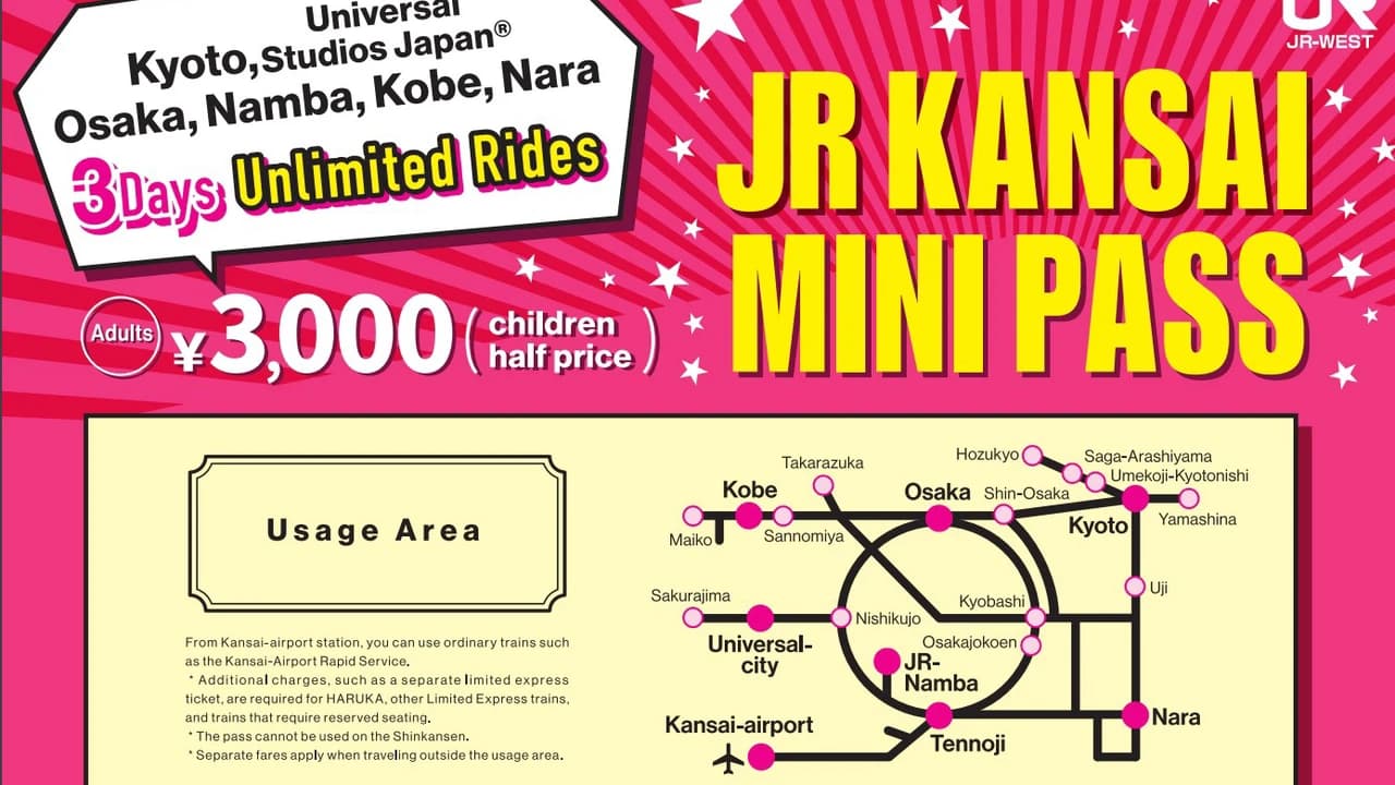 JR Kansai Mini Pass - Photo 5