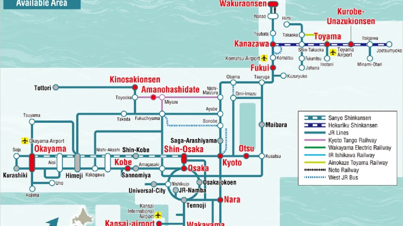 JR Kansai Hokuriku Area Pass - Photo 5