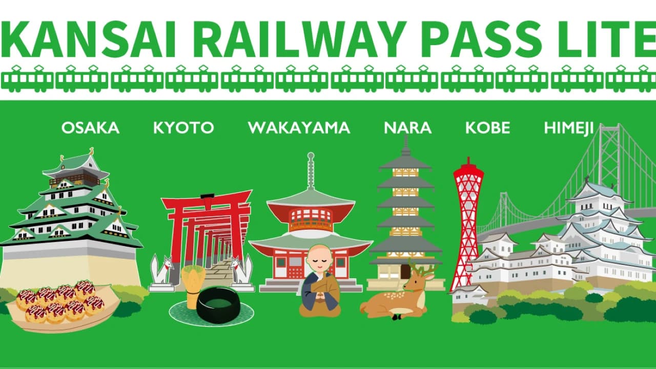 Kansai Railway Pass Lite - Photo 1