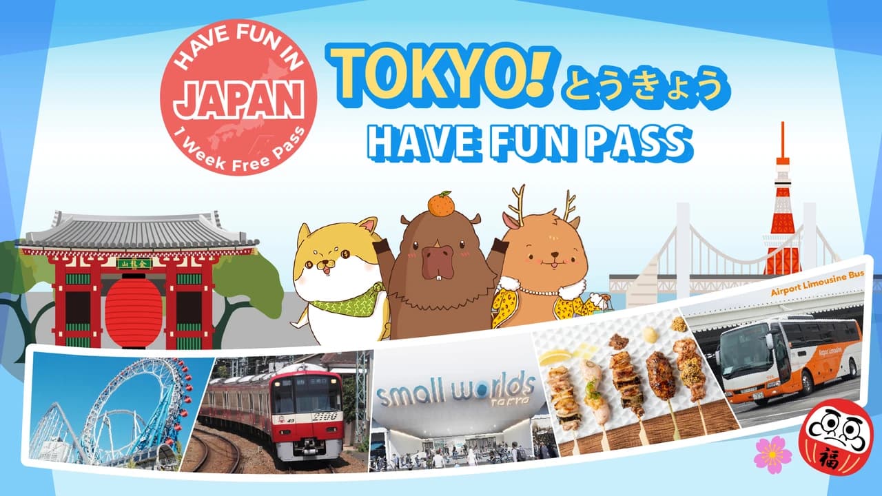 Have Fun in Tokyo Pass - 1 Week Free Pass - Photo 1