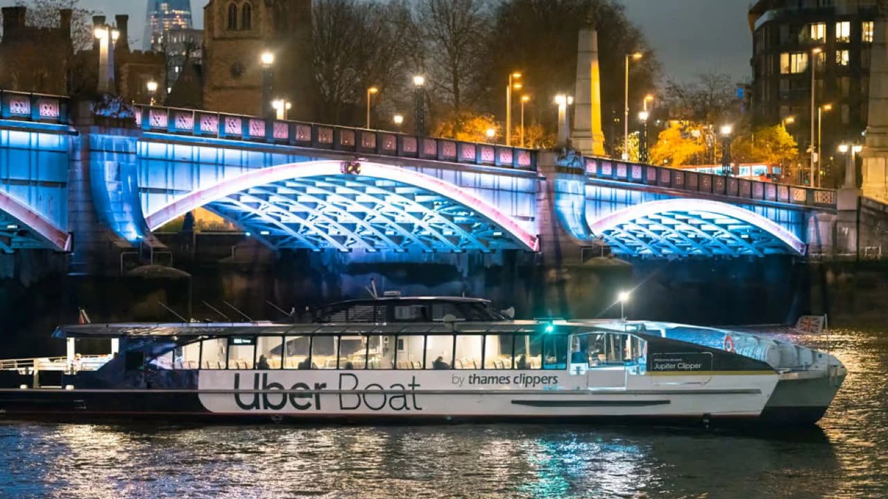 River Thames Uber Boat Ride with London Cable Car Ticket - Photo 1