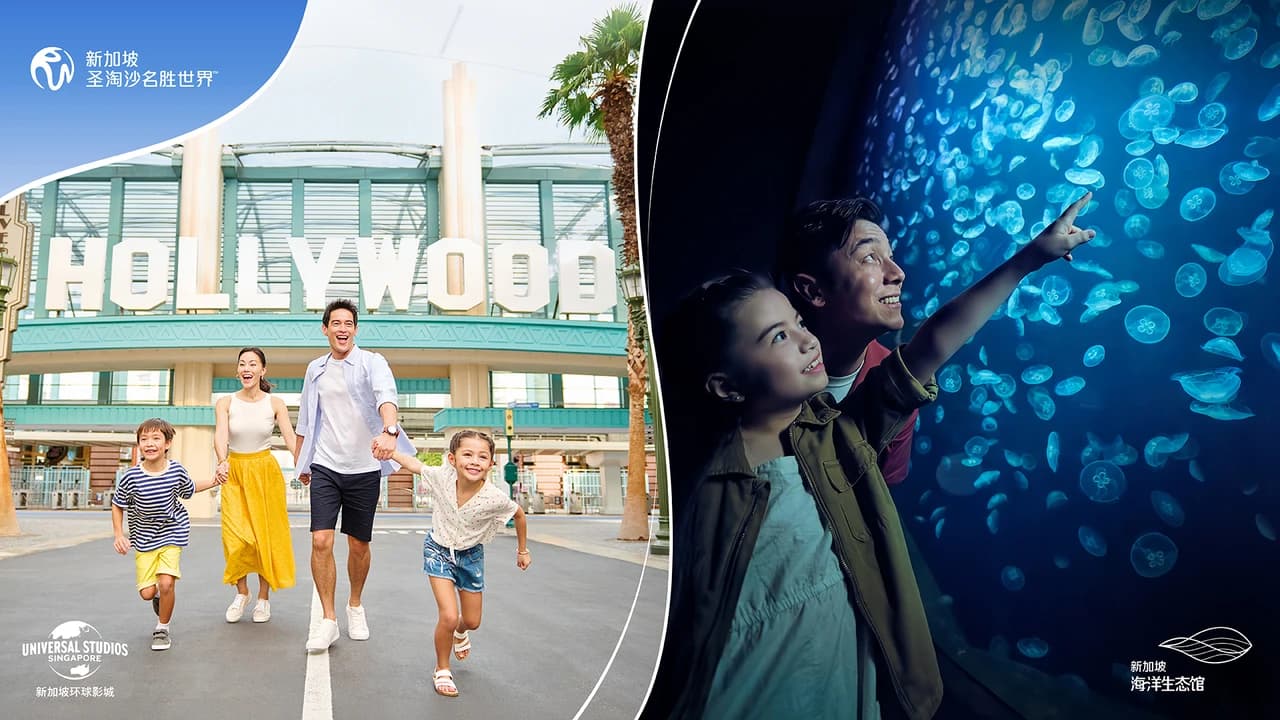 COMBO: Universal Studios Singapore + Singapore Oceanarium + Adventure Cove Waterpark Tickets - Photo 1