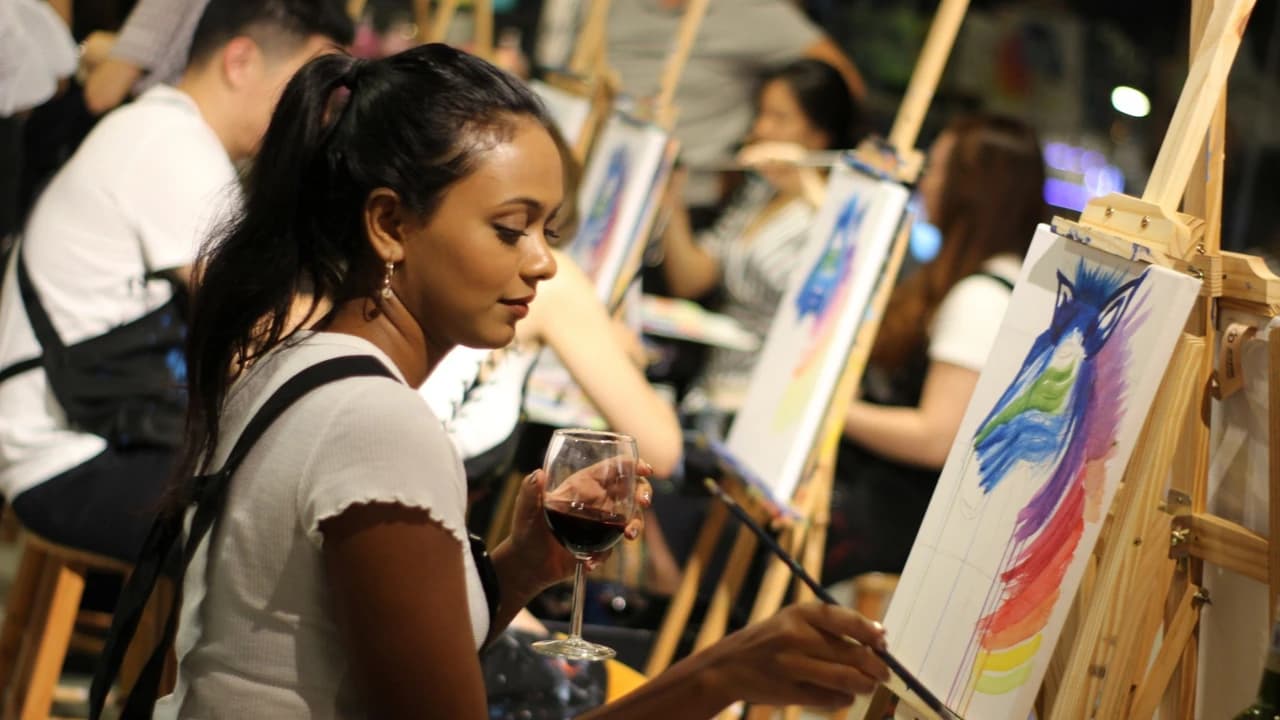 Sip and Paint Experience in Kuala Lumpur - Photo 1