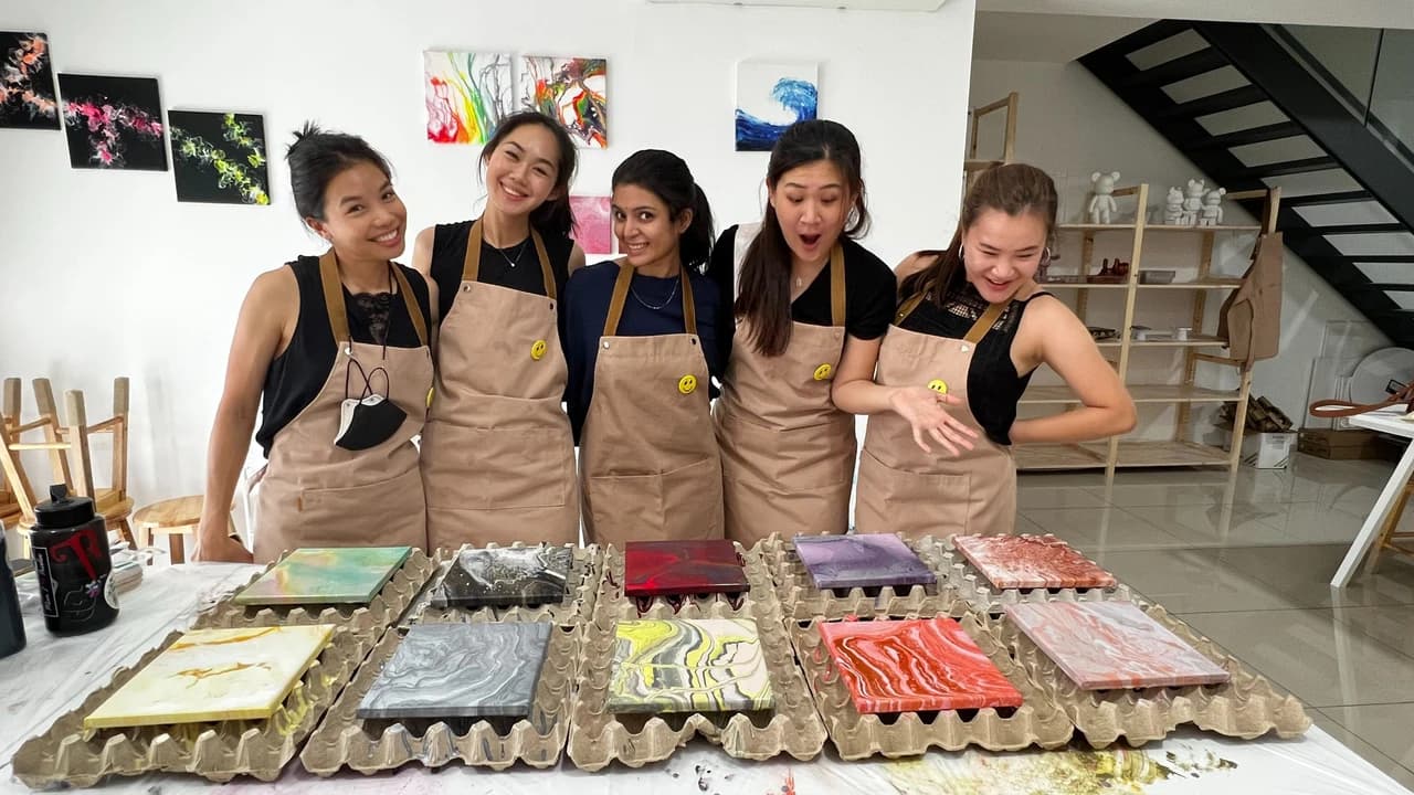 Fluid Art Workshop in Kuala Lumpur - Photo 1