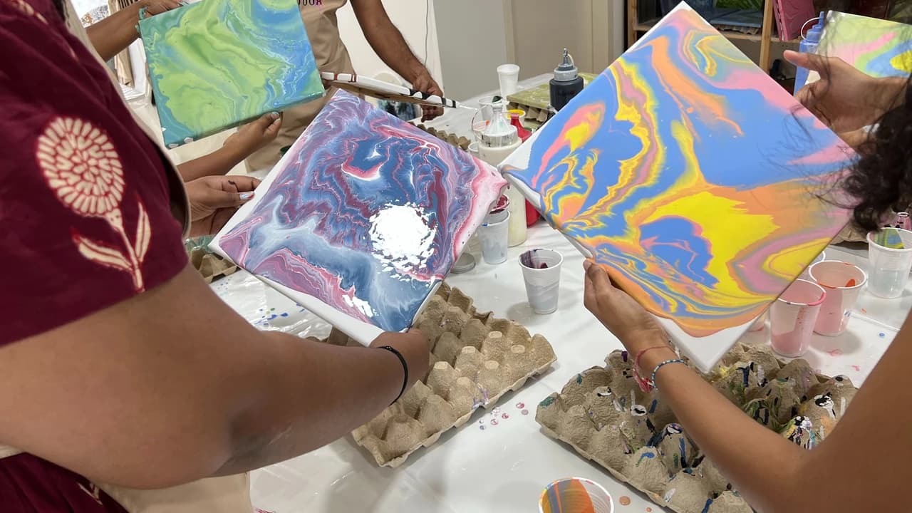 Fluid Art Workshop in Kuala Lumpur - Photo 2