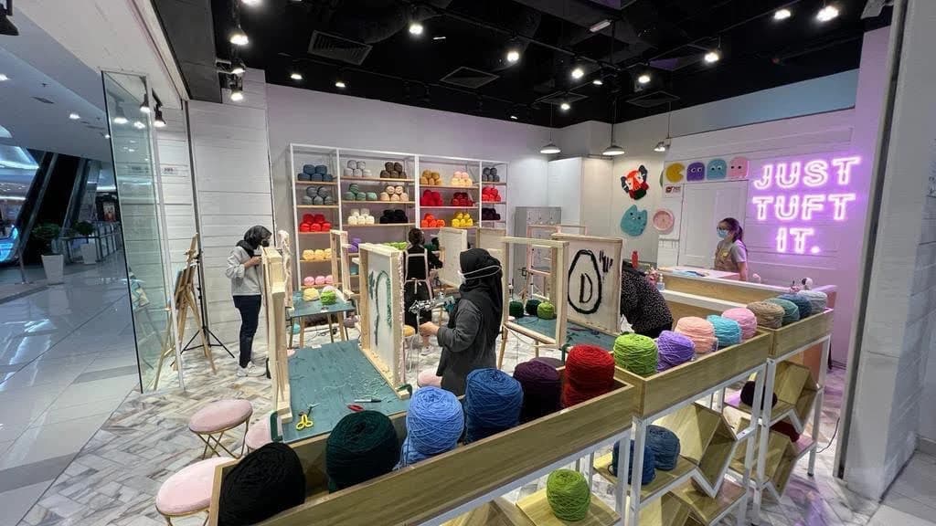 Tufting experience with Good Times in Kuala Lumpur - Photo 4
