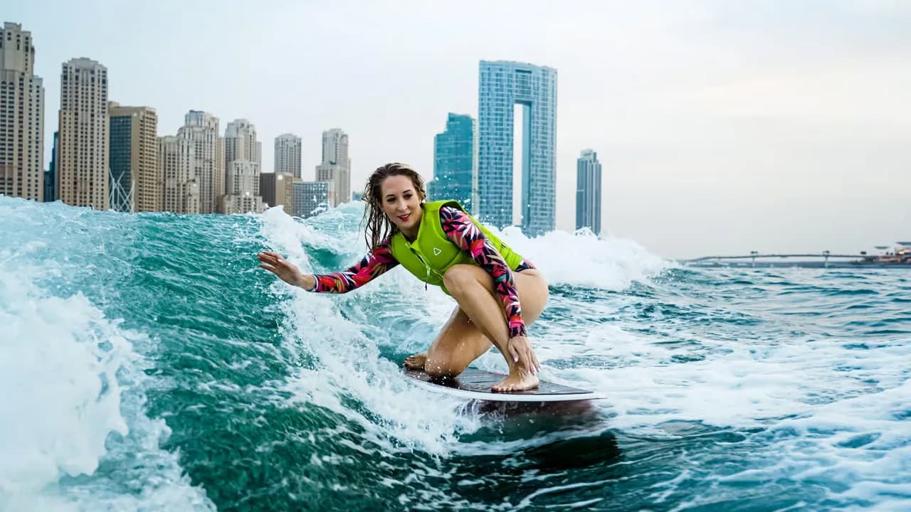 Wakesurfing from Dubai Marina - Photo 1