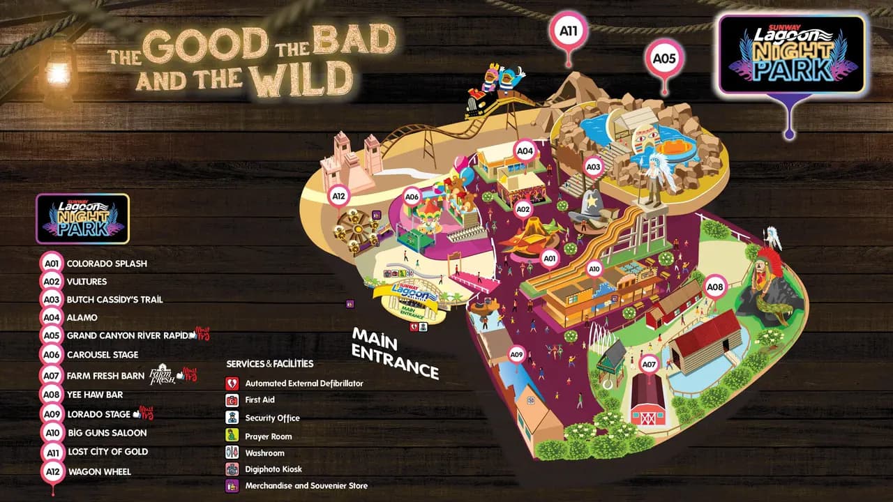 Sunway Lagoon Theme Park Ticket - Photo 45